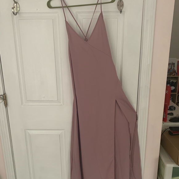 Pink Slit Maxi Dress - Tobi - Picture 4 of 6